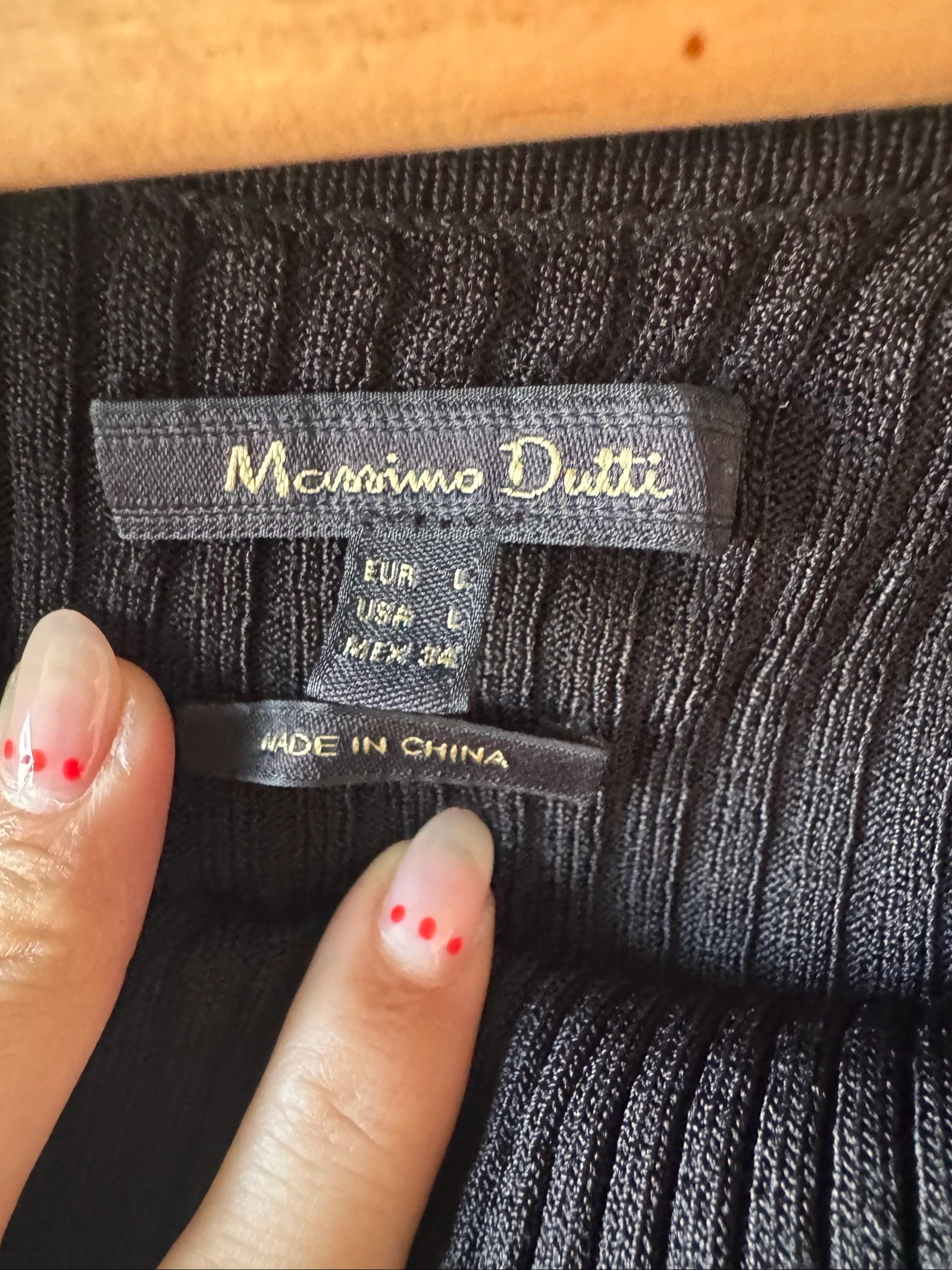Vestido preto Massimo Dutti – photo 4